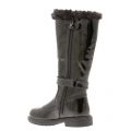 Girls Black Marion Patent Tall Boots (26-35) 33540 by Lelli Kelly from Hurleys