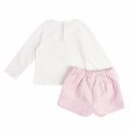 Infant Rose Bow Top + Polka Shorts Set 74918 by Mayoral from Hurleys
