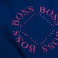 Athleisure Mens Navy/Coral Tee 1 Circle Logo S/s T Shirt 51450 by BOSS from Hurleys