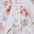 Womens Light Grey Elynor Oriental Blossom Maxi Dress