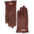 Womens Maroon Dolly Bow Gloves 16909 by Ted Baker from Hurleys