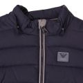 Baby Navy Puffer Jacket 11567 by Armani Junior from Hurleys