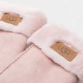 Womens Pink Cloud Sheepskin Turn Cuff Gloves 98163 by UGG from Hurleys