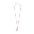 Womens Pink Gold/Crystal Mayfair 3D Large Orb Pendant Necklace 67456 by Vivienne Westwood from Hurleys