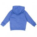 Boys Wave Blue Zip Sweat Jacket 14866 by Lacoste from Hurleys