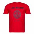 Mens Red Peace Wreath Regular S/s T Shirt 26891 by Love Moschino from Hurleys