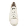 Womens White & Silver Irving Trainers