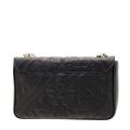 Womens Black Embossed Shoulder Chain Bag 32542 by Versace Jeans from Hurleys