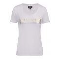 Womens White Baseline S/s T Shirt 81536 by Barbour International from Hurleys