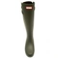 Womens Dark Olive & Navy Original Refined Back Strap Tall Wellington Boots 68164 by Hunter from Hurleys