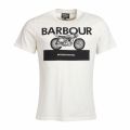 Mens Whisper White Rider S/s T Shirt 46482 by Barbour International from Hurleys