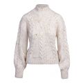 Womens Birch Visawanna Cable Knitted Jumper 81789 by Vila from Hurleys