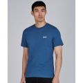 Mens Mid Blue Small Logo S/s T Shirt 95645 by Barbour International from Hurleys
