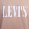 Womens Toasted Almond Graphic Serif Logo Hoodie 76845 by Levi's from Hurleys