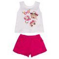 Infant Fuchsia Holiday S/s T Shirt & Shorts Set 40122 by Mayoral from Hurleys