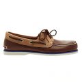 Mens Potting Soil & Tan Classic 2-Eye Boat Shoes 52074 by Timberland from Hurleys