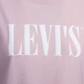 Womens Sepia Rose The Perfect Tee Serif Logo S/s T Shirt 76832 by Levi's from Hurleys