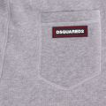 Mens Grey Branded Tab Sweat Pants 59268 by Dsquared2 from Hurleys
