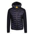 Mens Navy Nolan Hybrid Hooded Jacket 77930 by Parajumpers from Hurleys