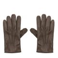Casual Mens Dark Brown Grifin Leather Gloves 31944 by BOSS from Hurleys