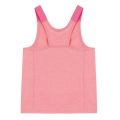 Girls Neon Pink Logo Vest Top 53674 by Kenzo from Hurleys