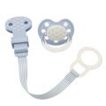 Baby Blue Dummy & Clip Set 11649 by Armani Junior from Hurleys