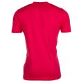 Mens Campus Red Pocket Logo S/s Tee Shirt 7849 by Franklin + Marshall from Hurleys