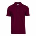Lacoste Mens Burgundy Paris Regular Fit S/s Polo Shirt