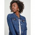 Womens Medium Blue Vishow Denim Jacket 89414 by Vila from Hurleys
