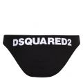 Womens Black Back Logo Swim Briefs 58942 by Dsquared2 from Hurleys