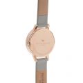 Womens Grey & Rose Gold Flower Show 3D Daisy Midi Dial Watch 24874 by Olivia Burton from Hurleys