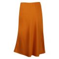 Womens Golden Oak Ezmay Drape Midi Skirt 53977 by French Connection from Hurleys