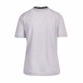 Calvin Klein Womens Bright White Metallic Stripe S/s T Shirt 75143 by Calvin Klein from Hurleys