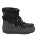 Womens Black Monaco Low Fur Boots 96273 by Moon Boot from Hurleys