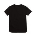 Boys Black 7-Lines Gold S/s T Shirt 84132 by EA7 from Hurleys