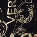 Mens Black Large Foil Print Sweat Top 41790 by Versace Jeans from Hurleys