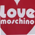 Love Moschino T Shirt Womens White Heart Logo S/s | Hurleys