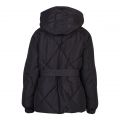 Womens Black Diamond Belted Padded Jacket 103343 by Tommy Jeans from Hurleys