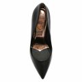 Womens Black Melni Leather Court Heels 41027 by Ted Baker from Hurleys
