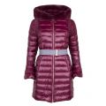 Womens Deep Purple Yandle Long Padded Coat 30048 by Ted Baker from Hurleys