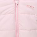 BOSS Baby Pale Pink Branded Padded Jacket 75240 by BOSS from Hurleys