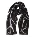 Womens Charcoal Grey Foil Branches Print Scarf 103142 by Katie Loxton from Hurleys