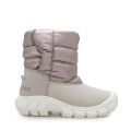 Junior Silver/Grey Metallic Snow Boots (12-3) 100373 by Hunter from Hurleys