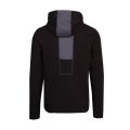 Athleisure Mens Black Saggy 1 Hooded Zip Through Sweat Top 80813 by BOSS from Hurleys
