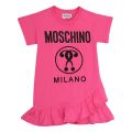 Girls Flambe Pink Diamond Couture Dress 107697 by Moschino from Hurleys