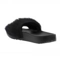 Womens Black Royale Fluff Slides 25401 by UGG from Hurleys