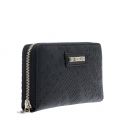 Womens Black Embossed Logo Purse 21502 by Love Moschino from Hurleys