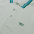 Athleisure Mens Pale Green/Silver Paddy Regular Fit S/s Polo Shirt 73545 by BOSS from Hurleys