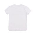 Boys White Colour Logo S/s T Shirt 84097 by Moschino from Hurleys