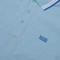 Athleisure Mens Light Blue Paddy Regular Fit S/s Polo Shirt 44822 by BOSS from Hurleys